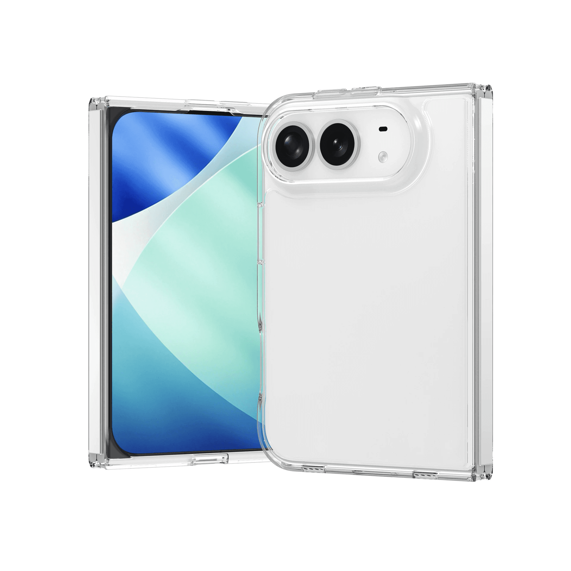 Anti-Yellow Clear Phone Case for iPhone 18 Fold